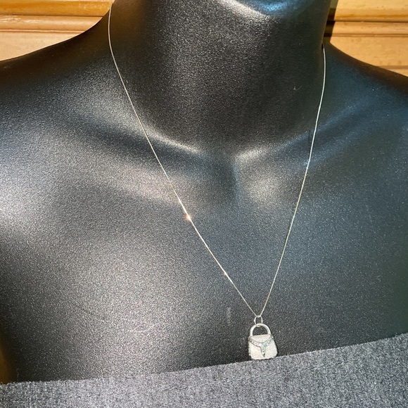 Solid 14K White Gold Purse Handbag Bag Purse Pendant Charm for Necklace Bracelet - Picture 13 of 13